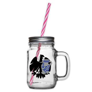 Adler & Bembel - Henkelglas mit Schraubdeckel - Klar - Rechts