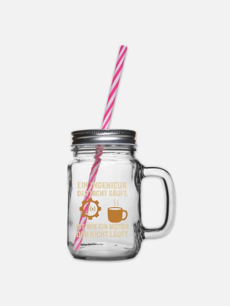 Ingénieur Humour Coffee Engine - Bocal à boisson - transparent