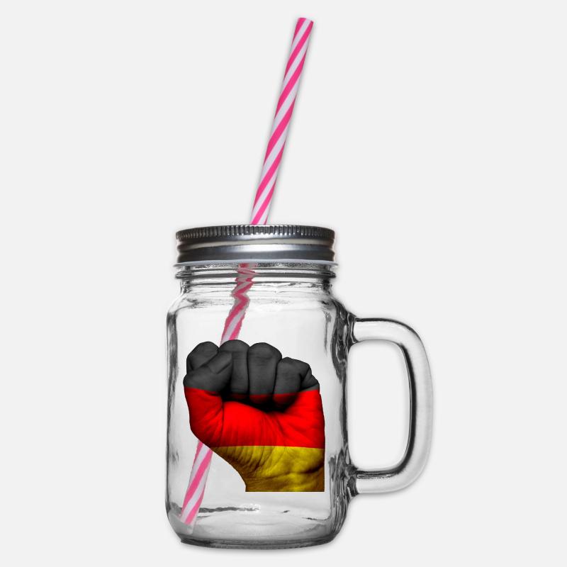 Faust Deutschland - Henkelglas mit Schraubdeckel - Klar