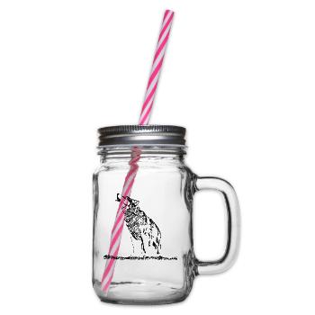 Wolf - Henkelglas mit Schraubdeckel - Klar - Rechts