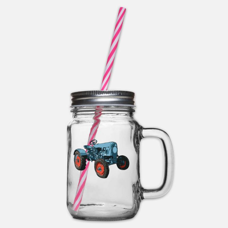 tracteur - Bocal à boisson - transparent