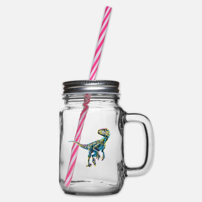 Velociraptor - Bocal à boisson - transparent