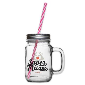 Super mécano l unique cadeau mécanisien mecanisien - Bocal à boisson - transparent - Droite