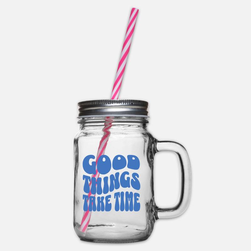 Good things take time blc - Bocal à boisson - transparent