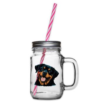 Chiot Rottweiler - Bocal à boisson - transparent - Droite