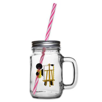 MAL SEHEN - Henkelglas mit Schraubdeckel - Klar - Rechts