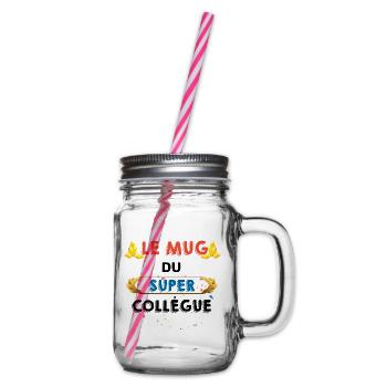 Mug Citation Cool Pour Collègue Homme - Bocal à boisson - transparent - Droite