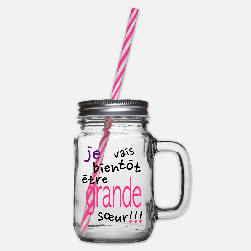 grande soeur - Bocal à boisson - transparent