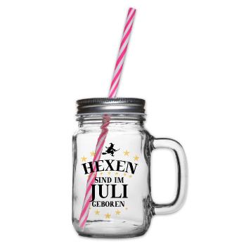 Hexen Juli - Henkelglas mit Schraubdeckel - Klar - Rechts