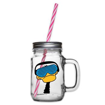 dj_duck - Bocal à boisson - transparent - Droite