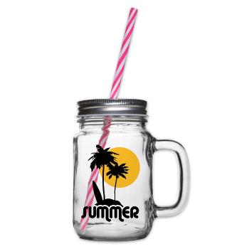 summer Sommer - Henkelglas mit Schraubdeckel - Klar - Rechts