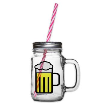 beer - Henkelglas mit Schraubdeckel - Klar - Rechts