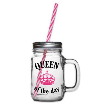 Queen of the day - Bocal à boisson - transparent - Droite