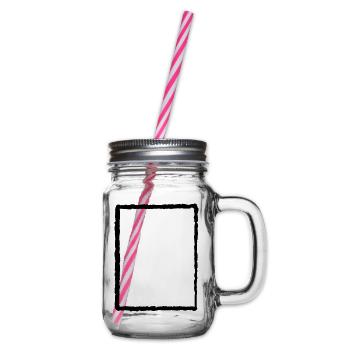 Cadre vieux cassé - Bocal à boisson - transparent - Droite