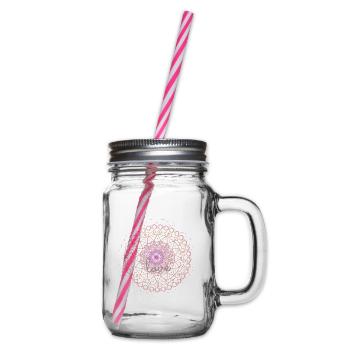 Amour de mandala - Bocal à boisson - transparent - Droite