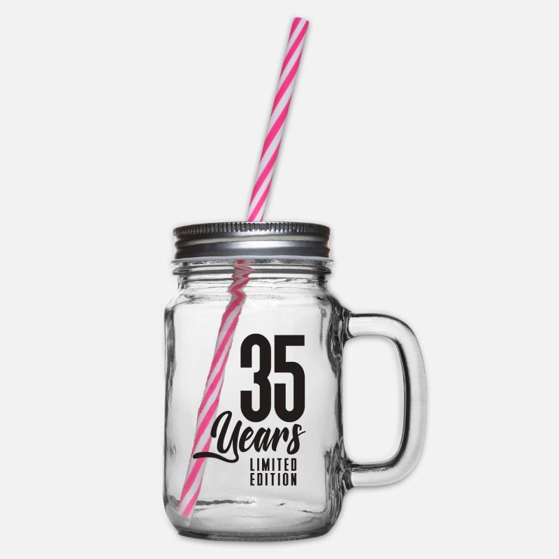 35e anniversaire - Bocal à boisson - transparent