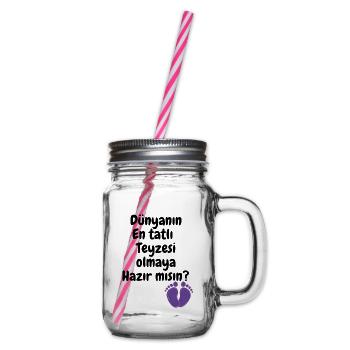 Teyze Oluyorsun - Henkelglas mit Schraubdeckel - Klar - Rechts