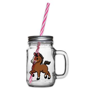 | douces chevaux | de bébé cheval Poulain - Bocal à boisson - transparent - Droite