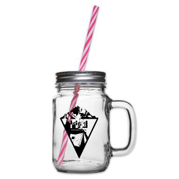ill61 Survival Adventure - Glass jar with handle and screw cap - clear - Right