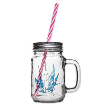 Get into your element - Henkelglas mit Schraubdeckel - Klar - Rechts