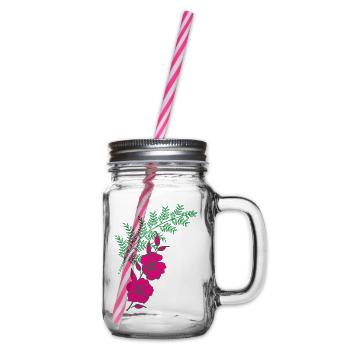 Florist Blume Pflanze Natur Gärtner - Henkelglas mit Schraubdeckel - Klar - Rechts