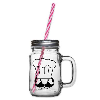 cook - Glass jar with handle and screw cap - clear - Right