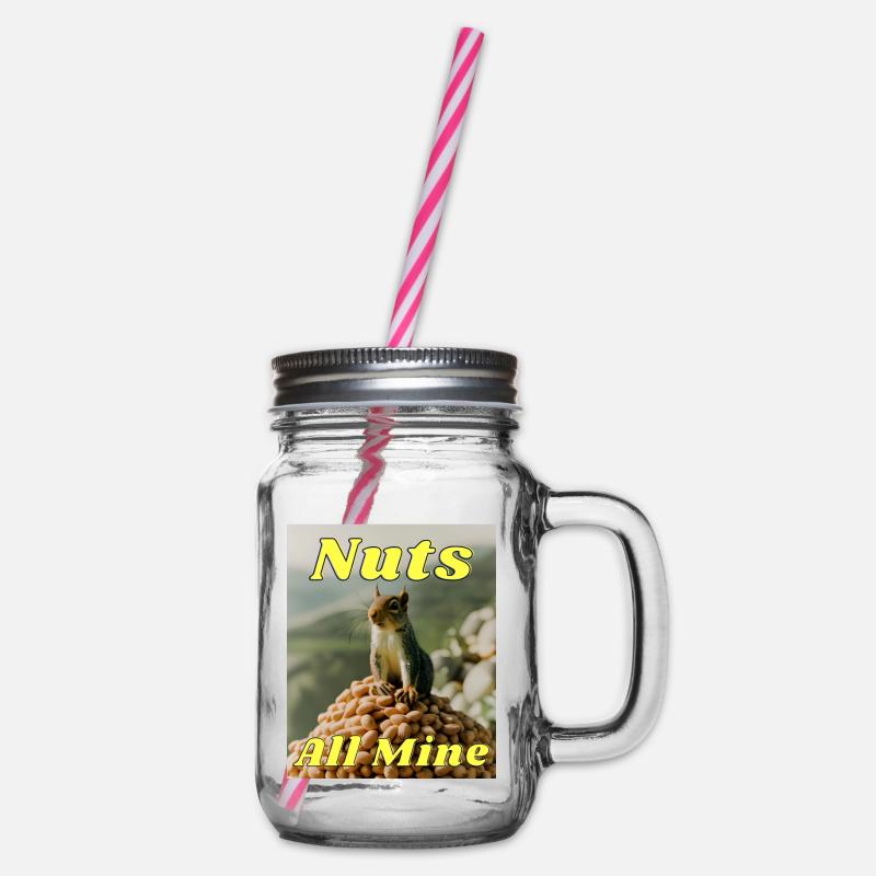 Nuts All Mine - Bocal à boisson - transparent