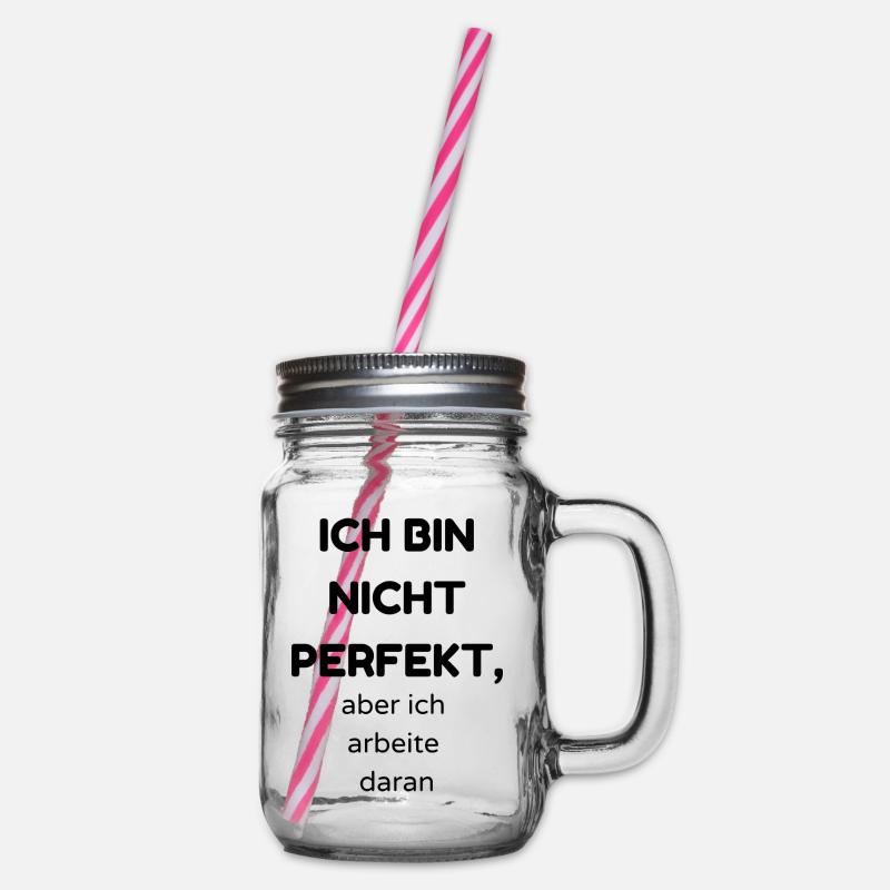 Perfekt - Henkelglas mit Schraubdeckel - Klar