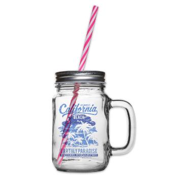 Sommer - Henkelglas mit Schraubdeckel - Klar - Rechts