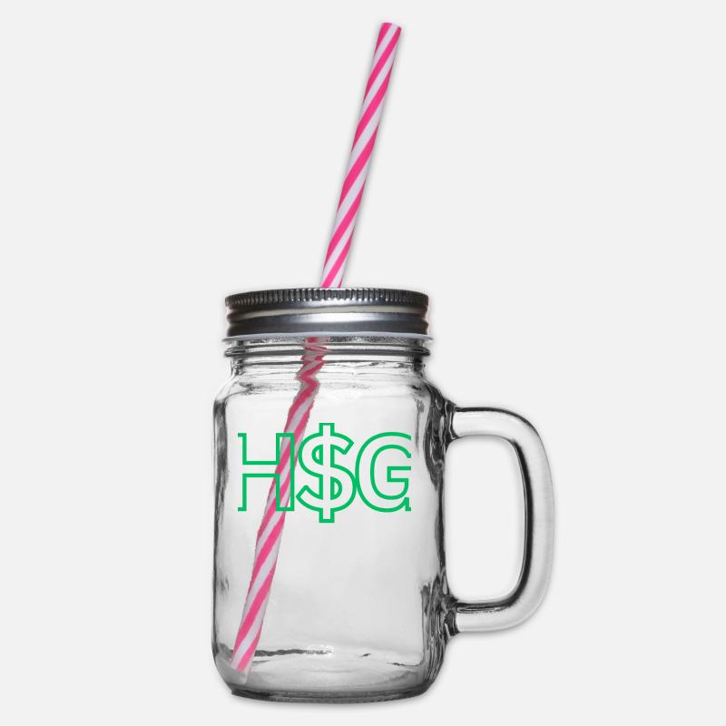 HSG2 - H$G - Henkelglas mit Schraubdeckel - Klar
