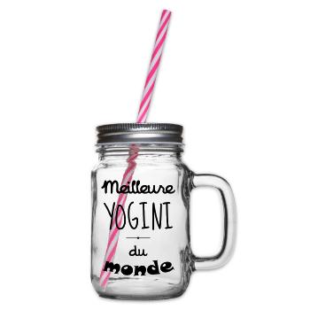Meilleure YOGINI du monde ! - Bocal à boisson - transparent - Droite