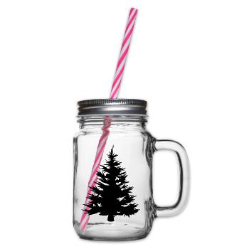 Icône de sapin de Noël icône sapin illustration graphique - Bocal à boisson - transparent - Droite
