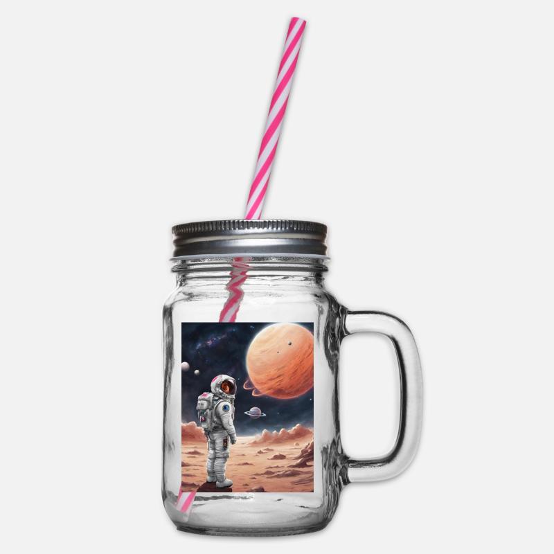 Astronaute de l’espace - Bocal à boisson - transparent