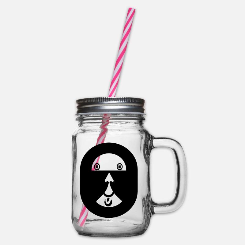 Blickfang - Henkelglas mit Schraubdeckel - Klar