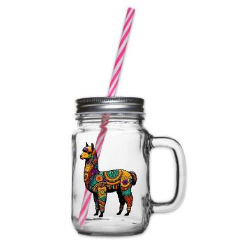 Alpaka - Henkelglas mit Schraubdeckel - Klar - Rechts