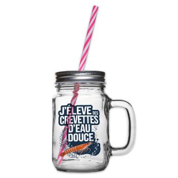 J'élève des crevettes d'eau douce - Bocal à boisson - transparent - Droite
