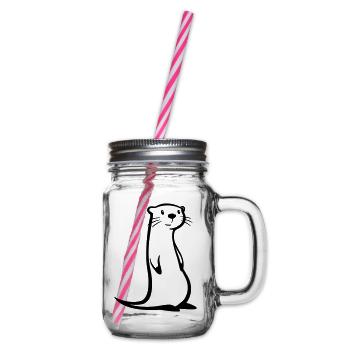 loutre - Bocal à boisson - transparent - Droite