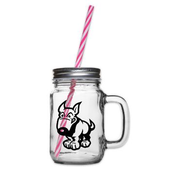 comic_dog - Bocal à boisson - transparent - Droite