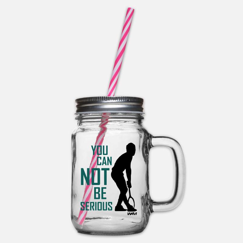 You cant be serious McEnroe  - Bocal à boisson - transparent