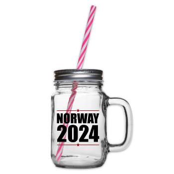 Norway 2024 - Glass jar with handle and screw cap - clear - Right