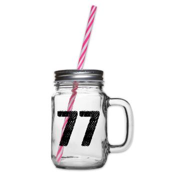 Maillot numéro 77 - Bocal à boisson - transparent - Droite