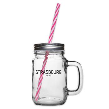 Strasbourg - Henkelglas mit Schraubdeckel - Klar - Rechts