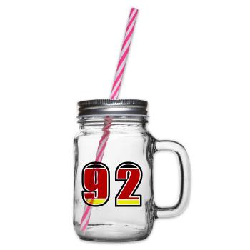92 Numéro Allemagne Jersey - Bocal à boisson - transparent - Droite
