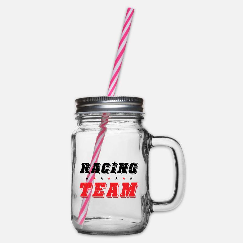 Équipe de course - Bocal à boisson - transparent