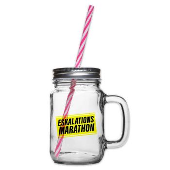 Eskalations Marathon - Henkelglas mit Schraubdeckel - Klar - Rechts