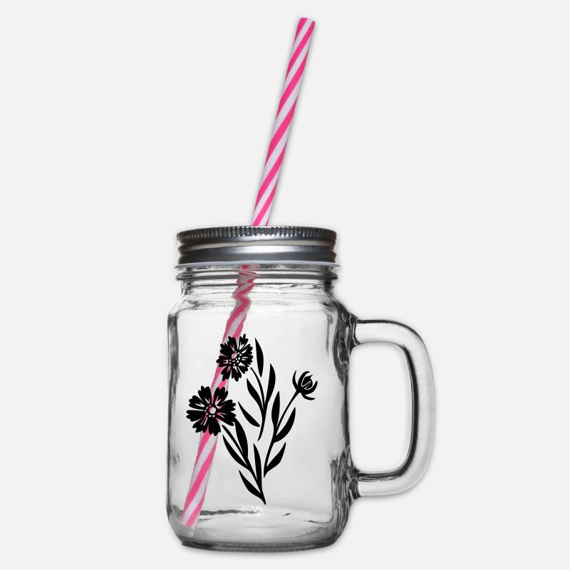 Fleurs fleur enfant fleur fleur idée cadeau - Bocal à boisson - transparent