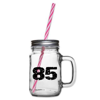 85 Maillot numéro - Bocal à boisson - transparent - Droite