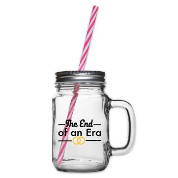 Bachelor party - Glass jar with handle and screw cap - clear - Right