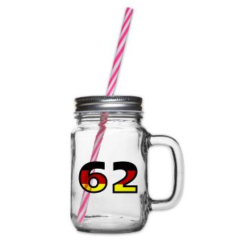 62 Numéro Allemagne Jersey - Bocal à boisson - transparent - Droite