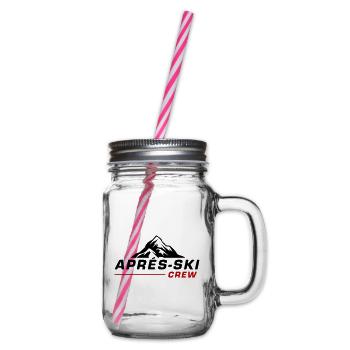 Apres Ski Crew - Henkelglas mit Schraubdeckel - Klar - Rechts